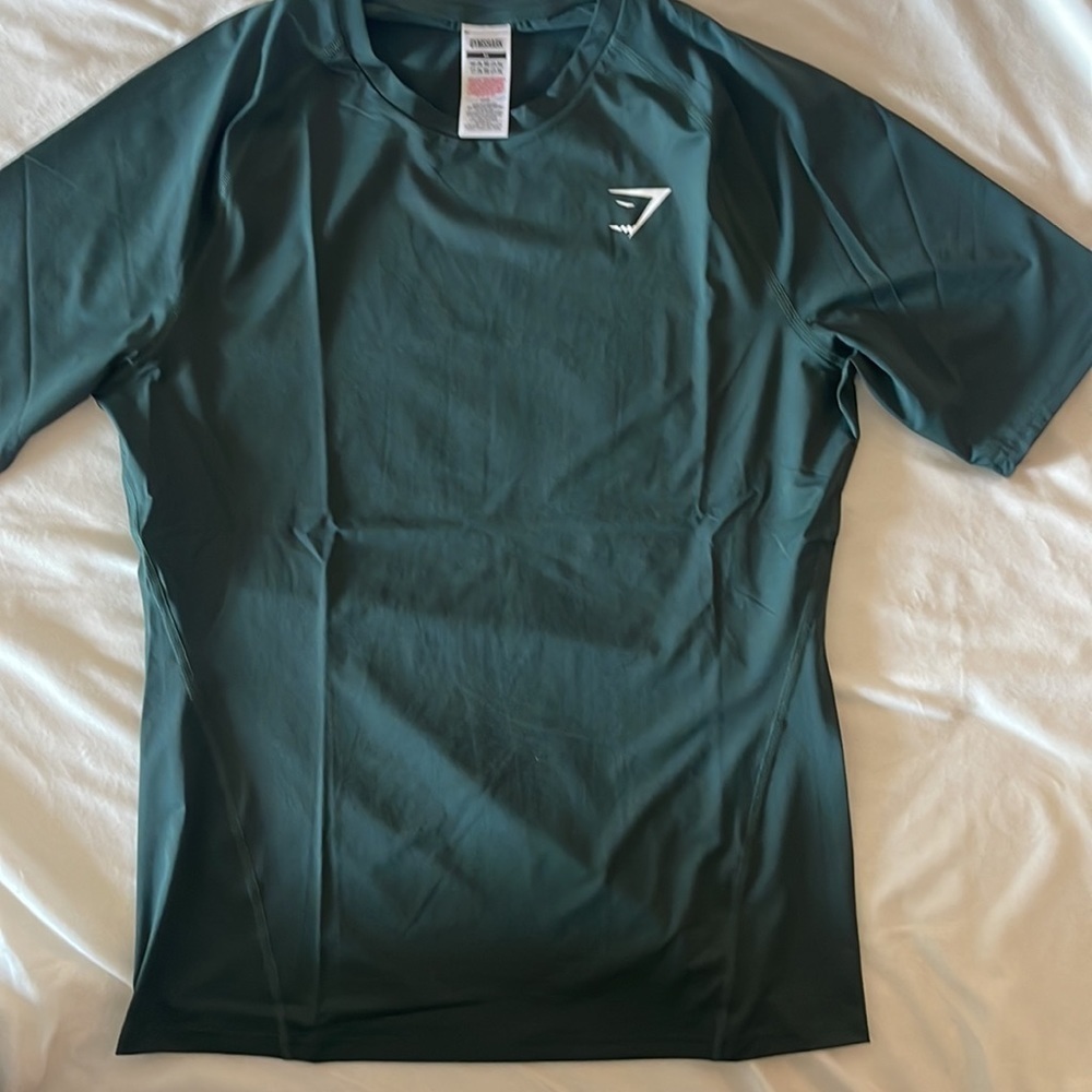 Gymshark Element Baselayer T-Shirt - Dark Green - Picture 3 of 8